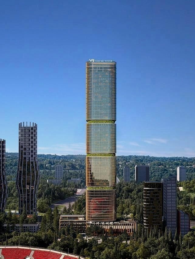 VR Vake Sky Tower, Landmark tower apartments in Tbilisi, Georgia